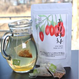 [SUNYEOP_Gugija Tea handmade tea bag tea 20p_wolfberry,Chinese matrimony vine a healthy tea_Made in Korea